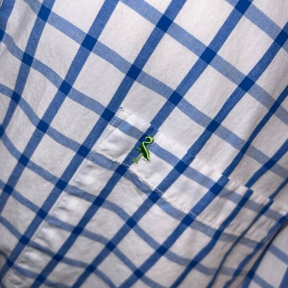 Big & Tall TailorBryd Big Check Long Sleeve Button Up Shirt Size 3X  #42 - Picture 8 of 9